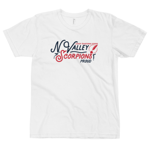 LTS North Valley Scorpions White Script T-shirt 2020
